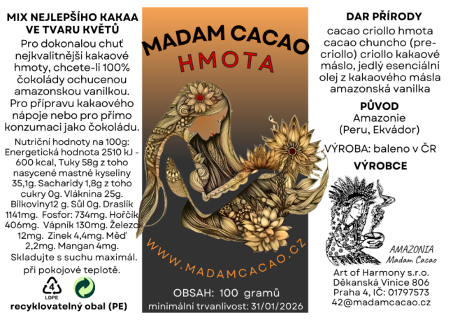 Madam cacao hmota100