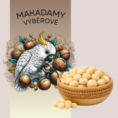 Makadamové ořechy, výběrové