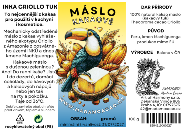kakaove maslo 100g