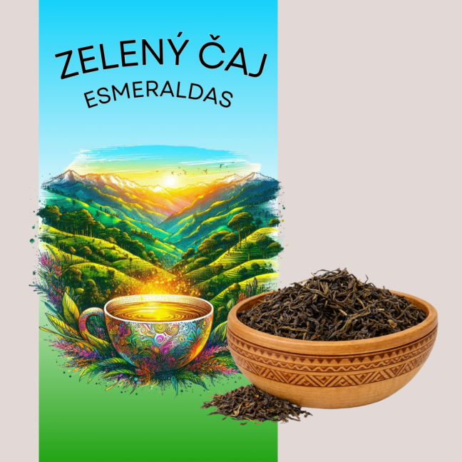 Zelený čaj - Esmeraldas, Kolumbie - Velikost balení: 50 g