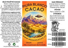 Kakaová hmota PIURA BLANCO CACAO