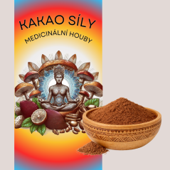 Kakaový prášek Kakao Síly, s medicinálními houbami