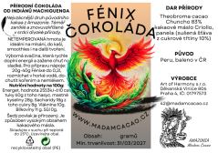 Čokoláda FENIX RITUAL CACAO 83%