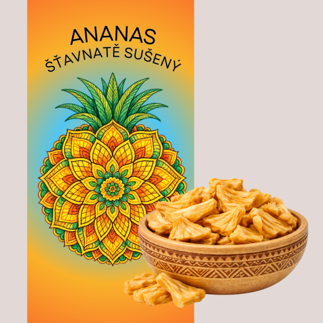 Ananas sušený natural