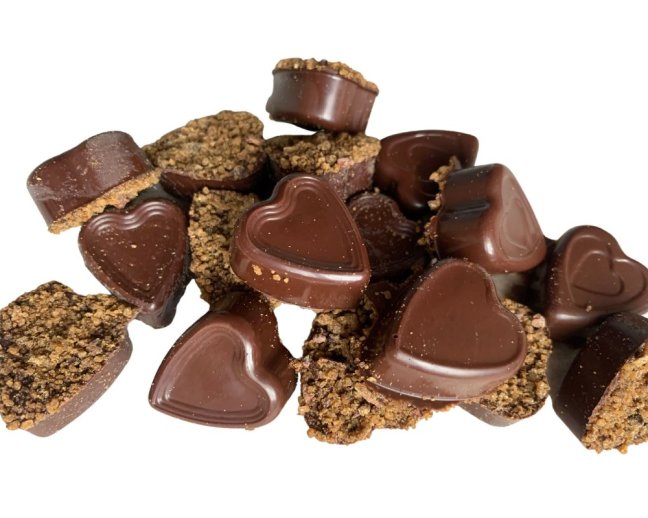 Kakaová srdíčka - Velikost balení: 200 g