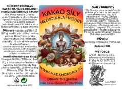 Kakaový prášek Kakao Síly, s medicinálními houbami