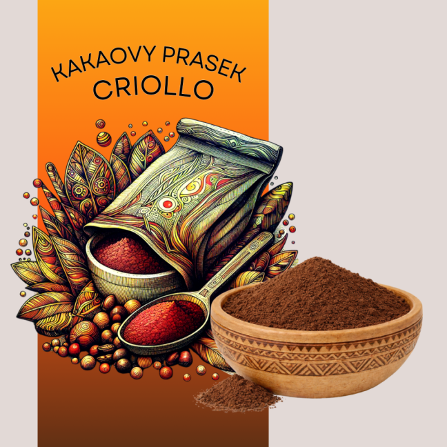 Kakaový prášek - Criollo - Velikost balení: 1000 g